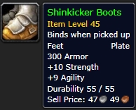 Shinkicker Boots wow sod phase 2